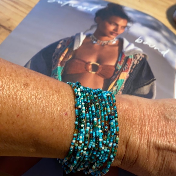 🌼✌️🌼 ‼️ BLUE SKY SEED BEED NECKLACES ‼️ - Picture 1 of 11